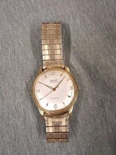 Vintage 1950s Gruen Precision Autowind Automatic Mens Watch Gold Speidel Works  picture