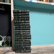 The Harvard Classics Vintage Green Hardcover Partial Set – 19 Volumes – TOTE 3 picture