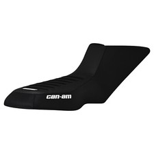 Can Am DS 650 Gripper Seat Cover 2000 - 2007  ALL BLACK/BLACK rib LOGO #258 picture