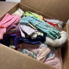 HUGE 200 TLC AS IS Vintage Barbie Fashion Doll Clone & Handmade Clothing Lot picture