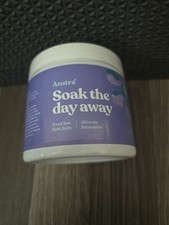 Asutra Soak The Day Away Dead Sea Bath Salts Relaxation 16 oz Lavender Chamomile picture