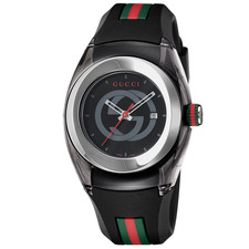 New GUCCI SYNC BLACK QUARTZ SPORT XXL YA137101 WATCH WITH BOX picture