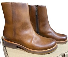 Frye Veronica Chelsea Women's Leather Ankle Boots Bronze Zip Comfort US 5.5 M picture