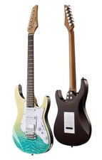 Donner DST-550 Electric Guitar HSS Seafoam Gradient With Gig Bag Tremolo Bar picture