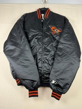 VTG Baltimore Orioles Starter Diamond Collection Satin Jacket XL Black MLB Prist picture