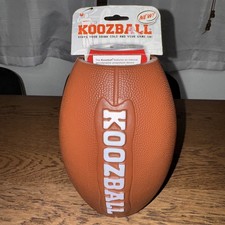 Genuine Official Koozball Football Can Cooler Koozie Brown  New picture