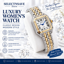 Classic Retro Square Waterproof Women's Diamond-embedded Watch picture