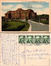 Beckley West Virginia W. VA. U.S. Veterans Hospital Building Postcard 58002 picture