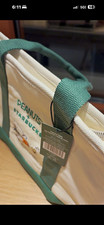 Starbucks x Peanuts Canvas Tote Bag Green/Beige Snoopy Woodstock picture