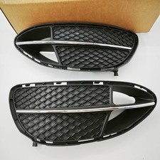 For Mercedes-Benz E250 E350 E400 E550 E63 AMG Front Bumper Grille Cover Set Pair picture