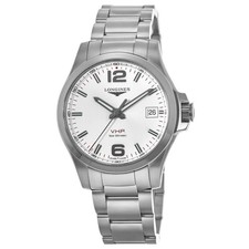 New Longines Conquest V.H.P. Silver Dial Stainless Men's Watch L3.716.4.76.6 picture