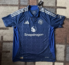 Adidas Manchester United 2024/25 Away Authentic Soccer Jersey Men's XL Dark Blue picture
