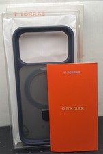 TORRAS Ostand iPhone 17 Pro Case with Sturdy Stand, Translucent Deep Blue: (2B3) picture
