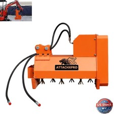 Flail Mower For Mini Excavator Attachment with two Hydraulic Hoses  picture