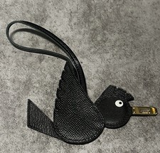 Hermes Birdie Charm Noir Charm Gold Beak Epsom Milo Lamb Leather picture