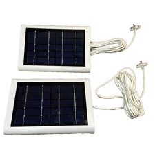 2X Ring Solar Panel for Ring Spotlight Cam Battery/Stick Up Cam Battery - White picture