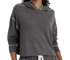 New Women's Colsie Fleece Lounge Sweatshirt Gray Size XL Cozy Casual Top NWT picture