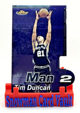 2000-01 Topps Finest - Man 2 Man Tim Duncan #MTM-2A - JC picture