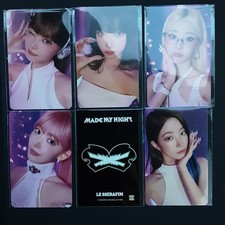 LE SSERAFIM Luckydraw Photocard The 2nd single album 'Made My Night' WEVERSE picture