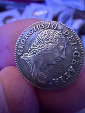 1762 George III Maundy 3 Pence Silver EF Sharp Detail Early Issue picture