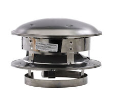 Selkirk  6 in. Dia. Stainless Steel  Round Top Dome picture