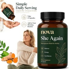 Nova She Again Supplement, Menopause Supplements For Women, 60 Capsules picture