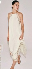 Zara Combination Lace Dress  100% Viscoze Size S picture