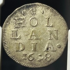 NETHERLANDS 1648 HOLLAND 2 STUIVERS Silver 0.583 - not sure official picture
