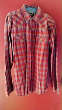 Vintage Wrangler Wrancher Western Pearl Snap Shirt – Men’s Large, USA picture