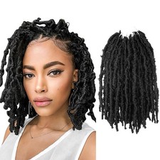 BOHOBABE Short Butterfly Locs Crochet Hair 10 Inch 6 Pcs 2# picture