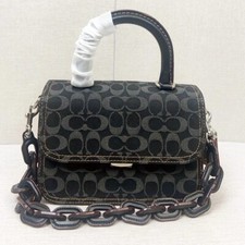 COACH  Shoulder Rogue Top Handle Signature Black CR694 Outlet NEW picture