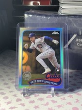 2024 Topps Chrome Pete Crow-Armstrong 89CB-19 35th Anniversary Refractor Cubs RC picture