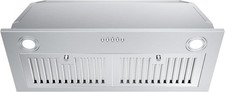 FIREGAS 30in Range Hood Insert 600 CFM Ducted/Ductless Stainless Steel picture