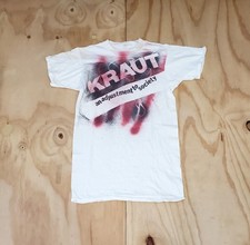 Vtg Rare 80's Kraut NYC Punk Hardcore Adjustment To Society Tape Shirt Men's L picture