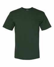 Bayside Mens USA Made 100% Cotton Short Sleeves T-Shirt - 5040 S-4XL picture