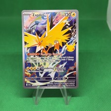 Zapdos 133/128 Illustration Rare IR Pokemon TCG 30th Celebration 2026 NM FRESH picture