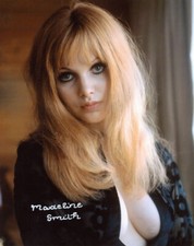 MADELINE SMITH SIGNED 8x10 PHOTO BOND GIRL HAMMER HORROR ACTRESS BECKETT BAS picture