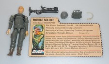 Vintage 1982 Straight Arm Short Fuze v1 G.I. GI Joe 100% Complete Figure 3.75 picture
