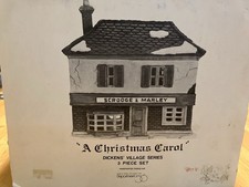 Dept 56 Dickens Village Scrooge & Marley Counting House 6500‑5 1985 w Box picture