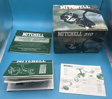 Vintage Mitchell 310 UL Ultra Lite Reel Box Manuals Papers 1989 NO REEL picture