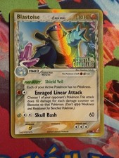 Stamped reverse holo Blastoise 2/100 EX Crystal Guardians Delta Species 2006 picture