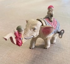 Vintage 1930s Henry on Elephant Celluloid Wind Up Toy Made in Japan Working picture