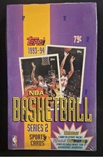 1993-94 Topps NBA Basketball Series 2 Factory Sealed Box picture