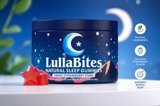 1/2/3PCS NEW LullaBites Natural Sleep Gummies Strawberry Stars Flavor 60 Gummies picture