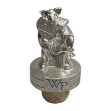 Whistle Pig The Boss Hog X 10 The Ten Commandments Bourbon Bottle Topper Pewter picture