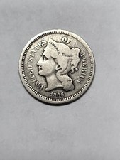 1866 THREE CENT Nickel CHEAP  B picture