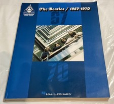 The Beatles *1967-1970 *song book *sheet music *tablature *The Blue Album picture