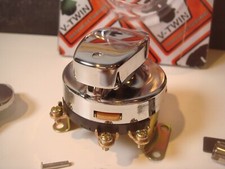 Harley Ignition Switch Hinge Shovelhead Chrome for 1973-1984 V-Twin 32-0480  X7 picture