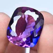 Flawless Natural Purple-Pink Tanzanite 35.60 Ct Cushion Certified Loose Gemstone picture