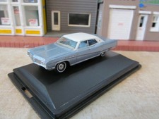 NEW RELEASE 1/87 HO Oxford Diecast #87BE68002 Buick Electra in Blue w/ Wht picture